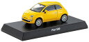 京商 1/64 フィアット 500 イエロー 完成品 KYOSHO MINI CAR & BOOK No.12