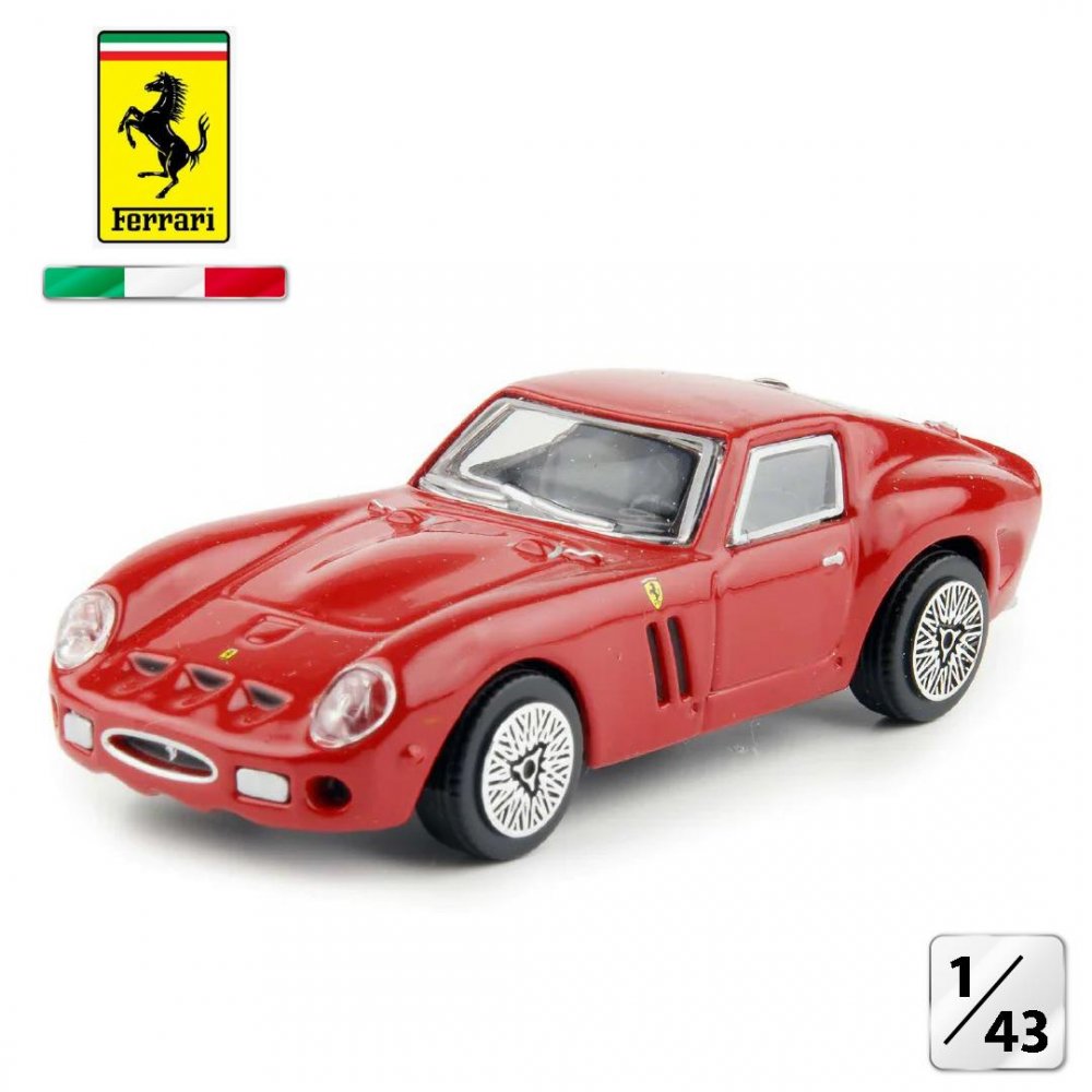 ブラーゴ フェラーリ ミニカー 1/43 FERRARI 250 GTO 1962 (レッド)