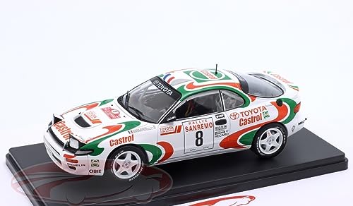 トヨタ セリカ ミニカー 1/24 Celica Turbo 4WD 8 ラリー サンレモ 1994 優勝 AURIOL, OCCELLI ブリスターパック品