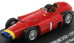 F1 フェラーリ D50 ミニカー 1/43 ファン・マヌエル・ファンジオ ワールドチャンピオン 1956 JUAN MANUEL FANGIO No1 LONG NOSE