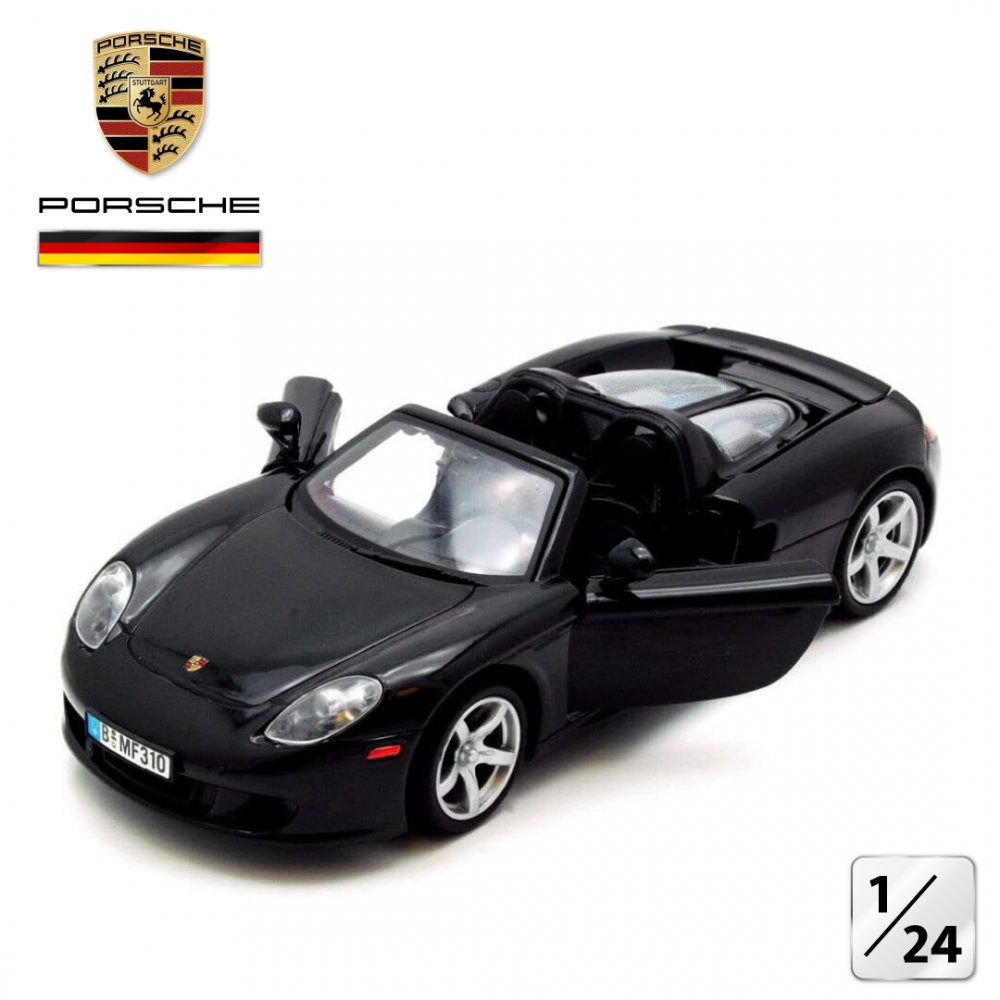 MOTORMAX ミニカー 1/24 ポルシェ カレラ CARRERA GT SPIDER 2003 オープンカー (ブラック)