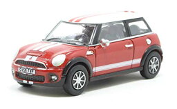 OXFORD ミニカー 1/76 ミニクーパーS NEW MINI (チリレッド/ホワイト)