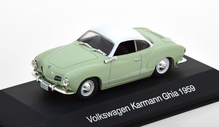 フォルクスワーゲン カルマンギア ミニカー 1/43 VOLKS WAGEN KARMANN GHIA 1959 (ライトグリーン)