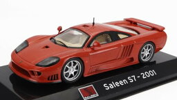 サリーン ミニカー 1/43 Saleen S7 2001 (レッド) ケース付き