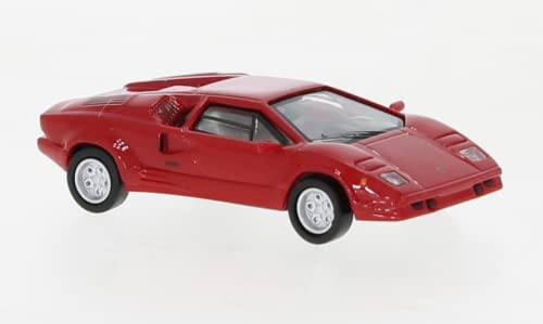 Ricko ランボルギーニ カウンタック ミニカー 1/87 Lamborghini Countach 1989 25周年記念 レッド [並行輸入品]