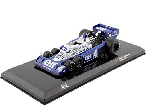 イクソ(IXO) F1 ミニカー 1/24 ティレル TYRRELL P34/2 6輪 ELF パトリック・デパイユ ベルギー GP 1977 PATRICK DEPAILLERのサムネイル