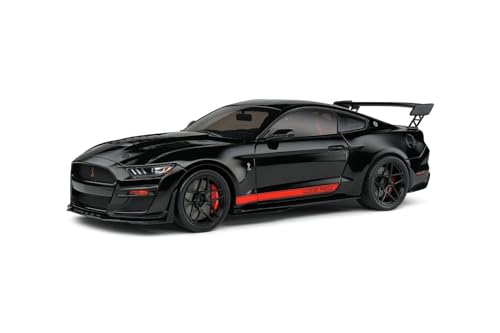 ソリド フォード ミニカー 1/18 Mustang Shelby GT500 Code Red Construction 2022 (ブラック) [並行輸入品]