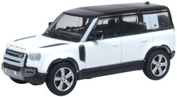 OXFORD ランドローバー ディフェンダー ミニカー 1/76 DEFENDER 110X (FUJI WHITE)