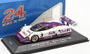 イクソ(IXO) ジャガー ミニカー 1/43 JAGUAR XJR12 7.0L V12 チーム SILK CUT T.W.RACING ルマン 24時間 1990 N 3 優勝 J.NIELSEN - P.COBB - E.SALAZAR