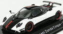 パガーニ ゾンダ チンクェ ミニカー 1/43 PAGANI ZONDA CINQUE 2009 WITH SHOWCASE (ホワイト/ブラック／レッド)