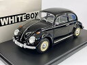 WHITEBOX ミニカー 1/24 フォルクスワーゲン ビートル BEETLE 1960 (ブラック)