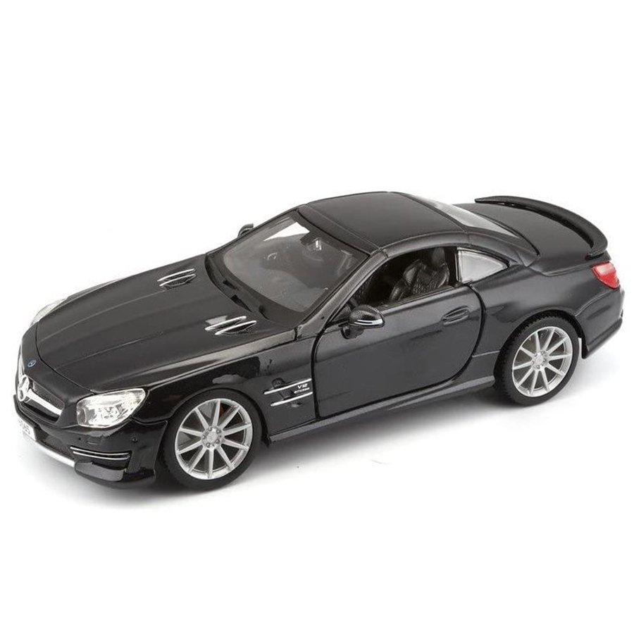 BURAGO メルセデス ベンツ ミニカー 1/24 BENZ SL500 SPIDER CABRIOLET HARD TOP CLOSED 2009 (グレー)