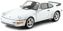 ウィリー ポルシェ ミニカー 1/24 PORSCHE 911 (964) Turbo 24023 (ホワイト)