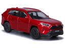 ブラーゴ ミニカー 1/43 トヨタ RAV4 2022 (レッド)