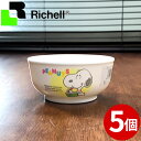 訳あり 子供用食器 スヌーピー お椀 汁椀 リッチェル 5個セット _ SNOOPY Richell キッズカトラリー _ 廃版・在庫処分 在庫限り 返品・交換...