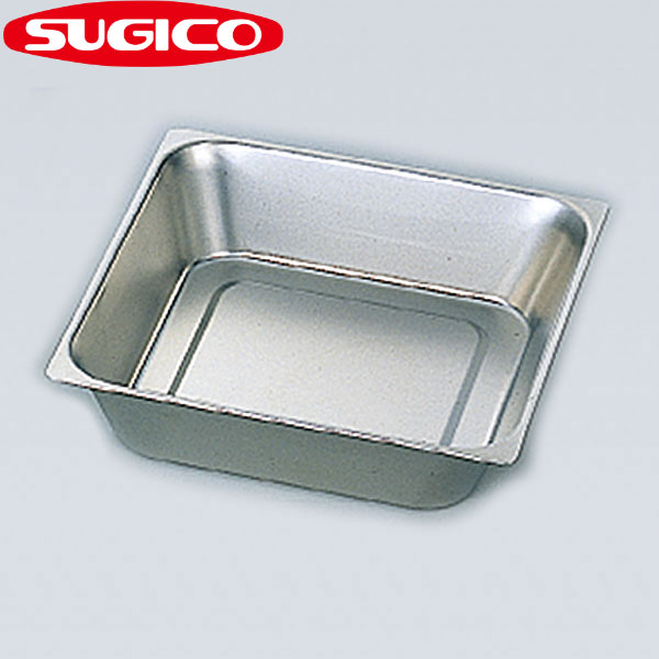 球棒 - 18-8 角バット SH-25256_2.7リットル 250×250×H60mm ステンレス バット 調理用バット 角バット 業務用 深さ6cm _SA0835