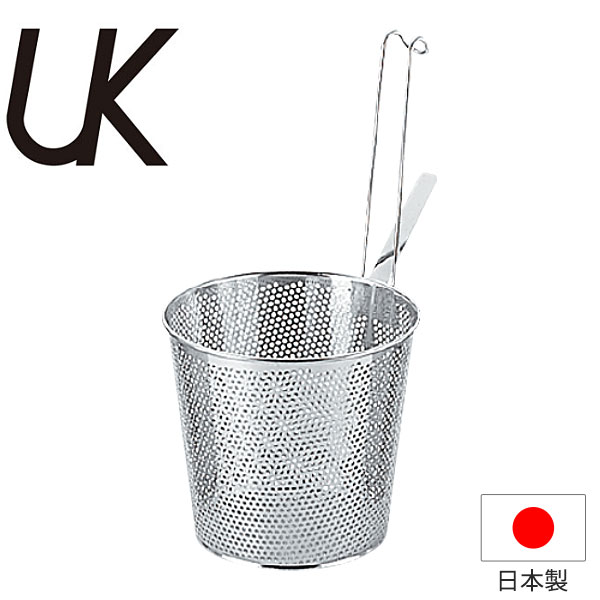 Rakuten - うどん てぼ _ UK 18-8パンチング平底うどん揚げ 共柄_業務用 _AC6188