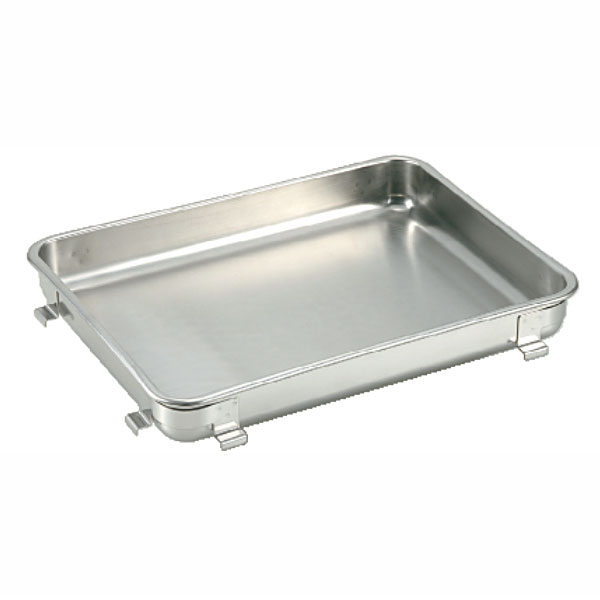 IKD 18-8 抗菌生鮮バット 10枚取_業務用 ステンレスバット バット(1ヶ)のみ _AB3612