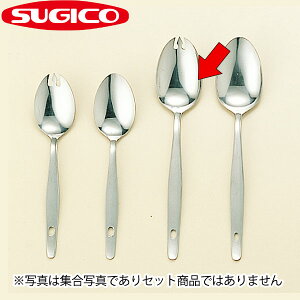 給食食器 先割れスプーン 18cm _ 18-0 松印給食スプーン 先割 穴明_ステンレススプーン 給食用品 _ メール便 ゆうパケット 対応 _ _AB3960