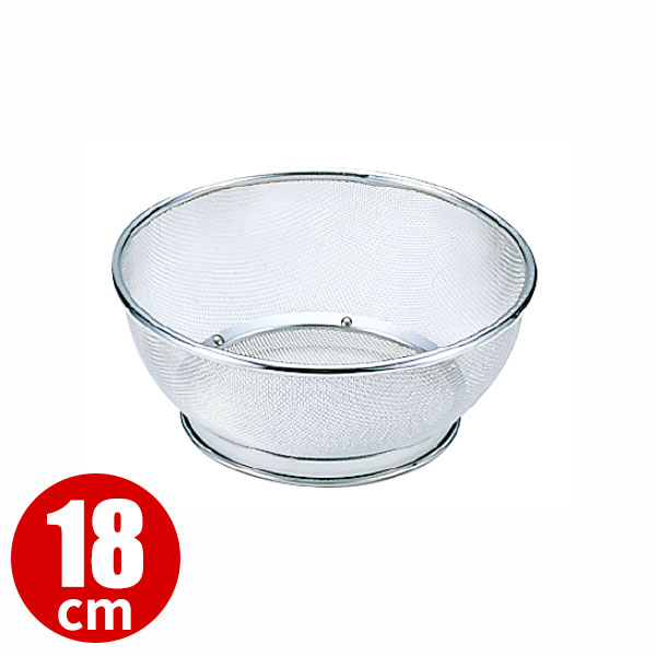 Rakuten - 18-8 ミネックスざる手なし 18cm_ザル ざる ステンレス 業務用 _AB4576