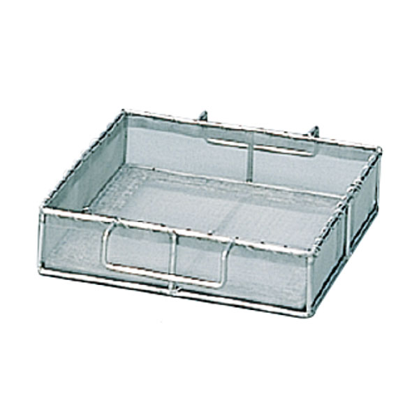 18-8 一斗缶用ロートコシアミ_195×195×H50mm 漏斗 じょうご ロウト ステンレス こしアミ こし網 コシ網..