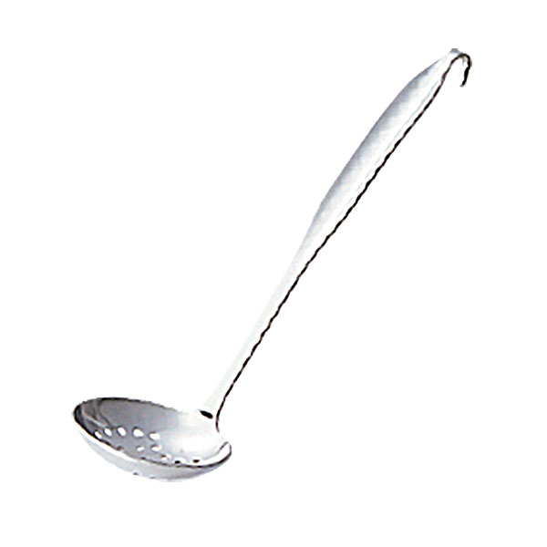 ワンピースレードル _ 18-8 ワンピースシリーズ・しゃもじシリーズ(一体成型) 穴お玉(中)_穴明き お玉 ..