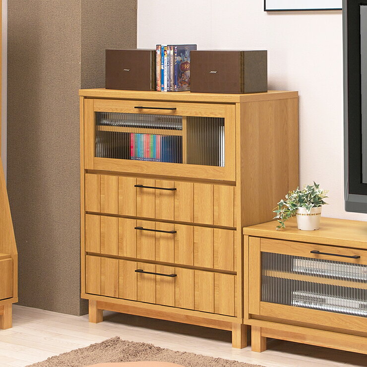 Rakuten - ★50%OFF★ テレビ台 テレビボード 完成品 大川家具 収納 TV台 テレビラック テレビキャビネット おしゃれ TVボード ミドルタイプ 幅81.5 アイアン スリム モダン 北欧 北欧風 木 ジェネロ 国産 日本製