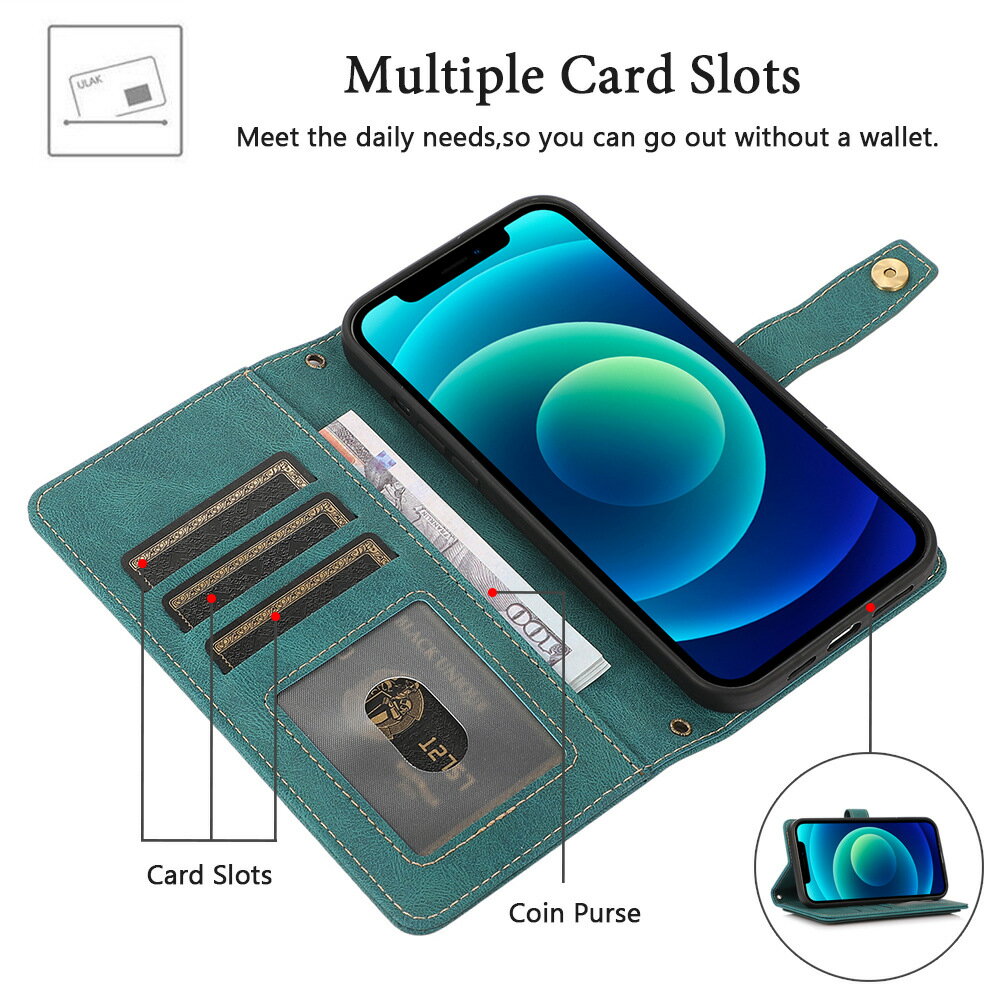 スマホケース 手帳型 ショルダーストラップ i...の紹介画像2