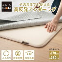 【本日18時～6H全品P5倍】アンダーラグ ラグ カーペット 下敷き 170×230cm 3畳 滑り止め 防音 遮音 保温 厚手 高反発 ウレタン ラグマット マット ラグカーペット 絨毯 オールシーズン コンパクト 収納 リビング 子供 長方形 無地 北欧 モダン おしゃれ かわいい ふかふか