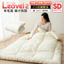 フランス羊毛混 掛け布団 セミダブル 日本製 防ダニ ダニ防止 防虫 抗菌防臭 『リーベル』 掛布団 掛けふとん 掛けぶとん かけふとん かけぶとん マイティトップ2 新生活 あったか【送料無料】エムール エムールベビー(3)