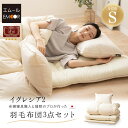 日本製 羽毛布団 3点セット シングル 掛け布団 敷き布団 枕 布団セット 組布団 掛け敷き枕 収納ケース付き エクセルゴールドラベル 国産 羽毛 ホワイトダックダウン 90% 抗菌防臭 防ダニ 布団 ふとん ピロー 秋冬 あったか イグレシア 北欧 おしゃれ 新生活 エムールベビー