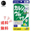 DHC カルシウム／マグ 60日分 1個 サプリメント 送料無料　歯と骨を丈夫に　ジュース　加工食品をよく摂る　イライラする