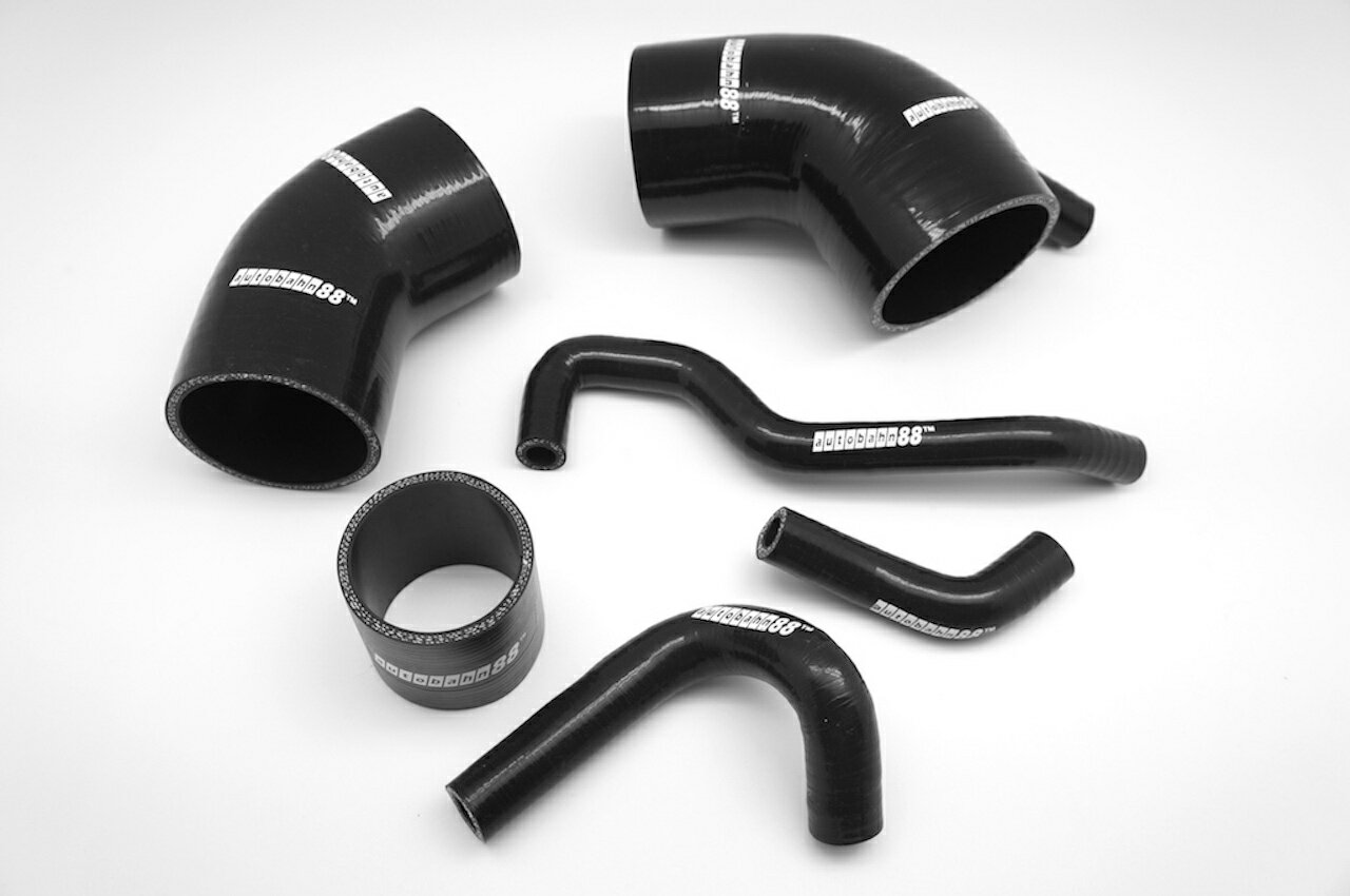 トヨタ・Celica　セリカ　GT-FOUR ST185 RC　シリコンインテーク　ブースト　ホース　　黒