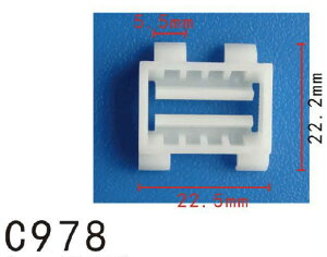 クリップ リベット　メルセデス・ベンツ系　パネル用　PF-C978　10個