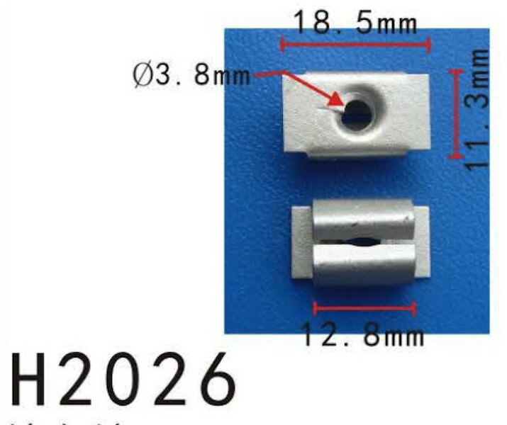 メタルクリップナット　 メルセデス・ベンツ系　穴径3.8mm PF-H2026