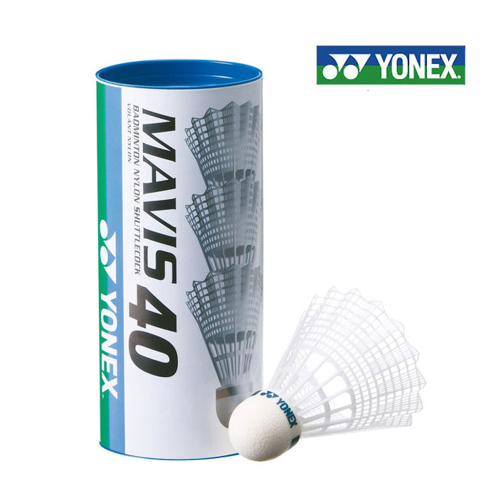 ヨネックス YONEX バドミントン シャトル 3球入り (M40BP) メイビス40【YONEX正規品】