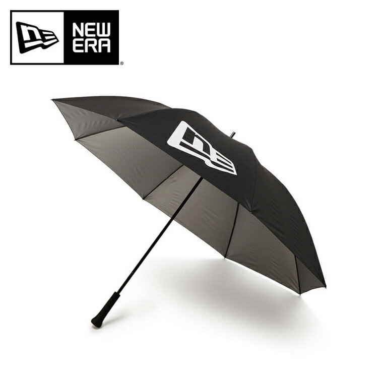 Rakuten - ニューエラ ゴルフアンブレラ（14470862）フラッグロゴ ブラック 4550665092569【NEW ERA正規品】2026新作