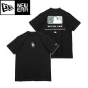 ニューエラ ゴルフ シャツ メンズ ユニセックス (14109058) 半袖 ミッドネック Tシャツ MLB ロサンゼルス・ドジャース ブラック2024新作