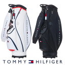 トミーヒルフィガー ゴルフ キャディバッグ カートキャディバッグ トライアングルエンボス (THMG1FC2)【TOMMY HILFIGER GOLF】【送料無料】