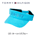 トミーヒルフィガー ゴルフ パイルバイザー (THMB3F21) レディース バイザー サイズ調節 無地【TOMMY HILFIGER GOLF正規品】