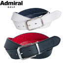 アドミラルゴルフ メンズ リバーシブル ベルト (ADMB9FV2) BELT リバーシブル メンズゴルフウェア ベルト【AdmiralGolf/アドミラルゴルフ正規品】