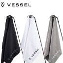 VESSEL ベゼル タオル（TW0221）Magnetic Golf Towel 2023 ベゼル マグネティック タオル ゴルフ小物【VESSEL 正規販売店】