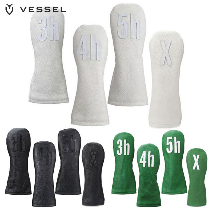 VESSEL ベゼル レザー ヘッドカバー ユーティリティー 本革製 ハンドメイド ヘッドカバー Leather Head Cover（HC1122） 