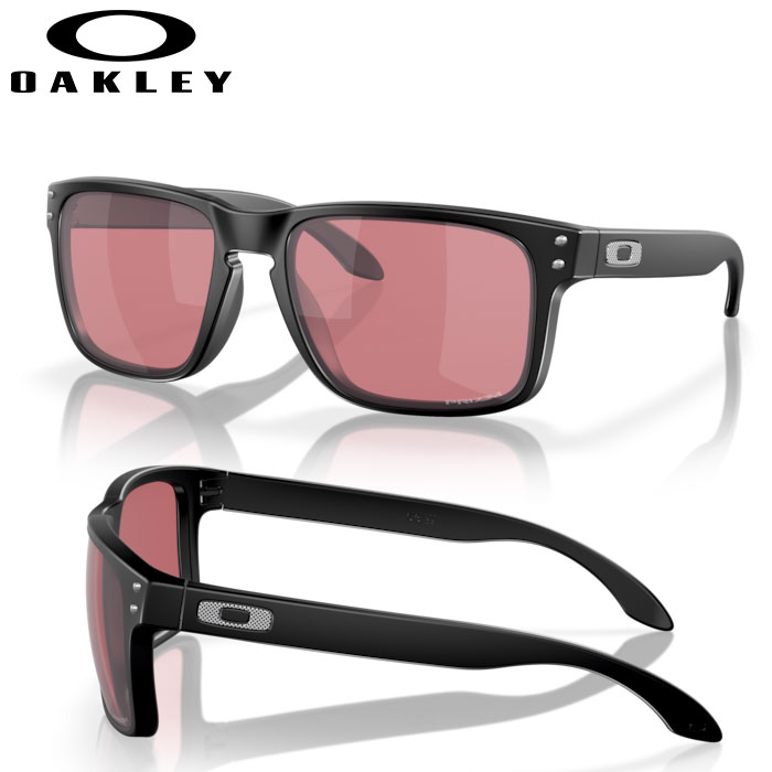 オークリー サングラス Holbrook ホルブルック (OO9244-7056) ローブリッジフィット Prizm Dark Golf レンズ / Clear Matte Black フレーム【OAKLEY正規品】