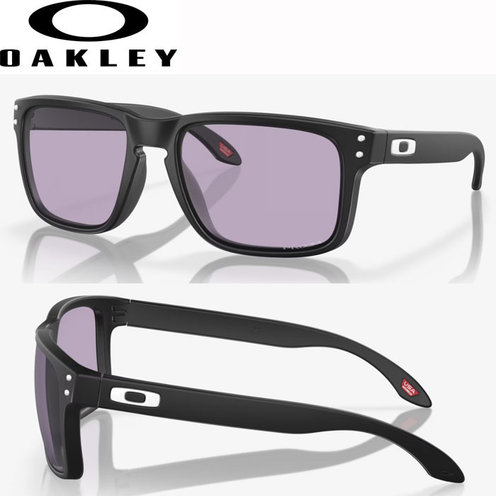 オークリー サングラス Holbrook™ ホルブルック (OO9244-7156) ローブリッジフィット Prizm Slate レンズ / Clear Matte Black フレーム【OAKLEY正規品】