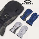 【SALE】オークリー ゴルフ ミトングローブ (FOS901543) Skull Mitten 17.0 Fw 保温性 フリース素材 グローブ【OAKLEY正...