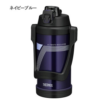 サーモス 水筒【2000ml/2リットル】THERMOS 真空断熱スポーツジャグ 2019年モデル（FJE-2000）ワンタッチ・オープン 保冷効力6時間 ハンドル付き 運動会 スポーツ 部活 保冷水筒 ステンレス Thermos正規品　※即納・メーカー取寄せ※