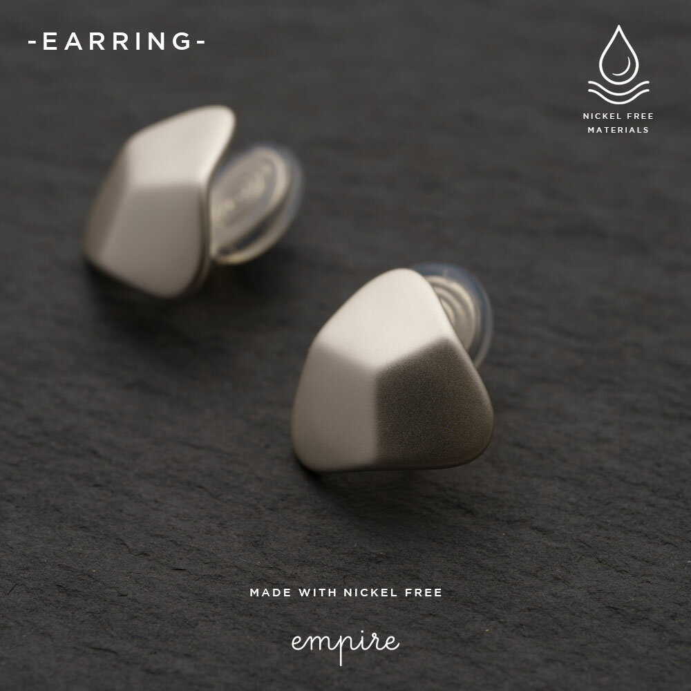 痛くない イヤリング 大人 高見え エレガント 金属アレルギー ニッケルフリー 可愛い レディース ローズゴールド empire