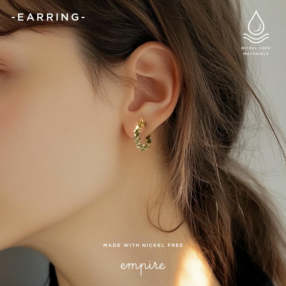 痛くない イヤリング 大人 高見え 金属アレルギー ニッケルフリー 可愛い レディース ゴールド 16K