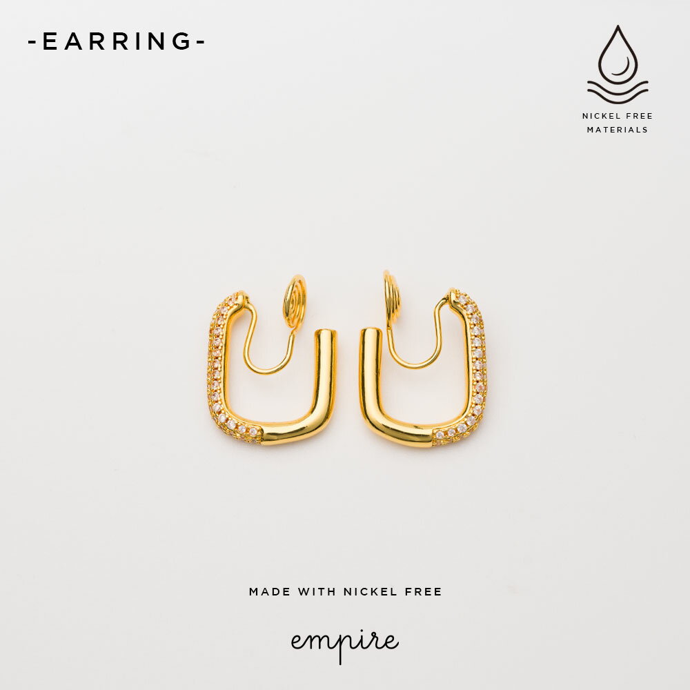 痛くない イヤリング 大人 高見え 可愛い レディース ゴールド 14K